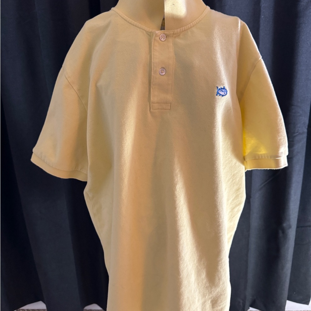 Southern Tide Lemon Polo Shirt with Classic Design